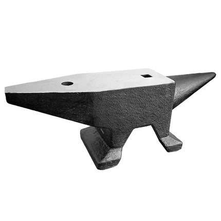 66 Lbs Cast Steel Anvils for Blacksmithing, Forging Tools, High Hardness Rugged Round Horn & Hole with Large Countertop for Bending & Shaping Suit Jewelry Making, Forging-Black