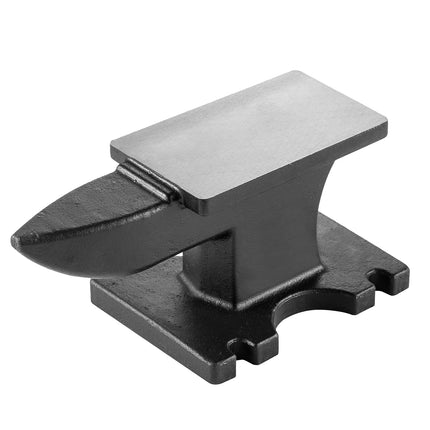 Cast Iron Anvil, 22 Lbs Single Horn Anvil, Anvils for Blacksmithing with 6.7" X 3.5" Counterop, High Hardness Cast Iron Anvil for Bending & Shaping Suit Jewelry Making Tools-Black