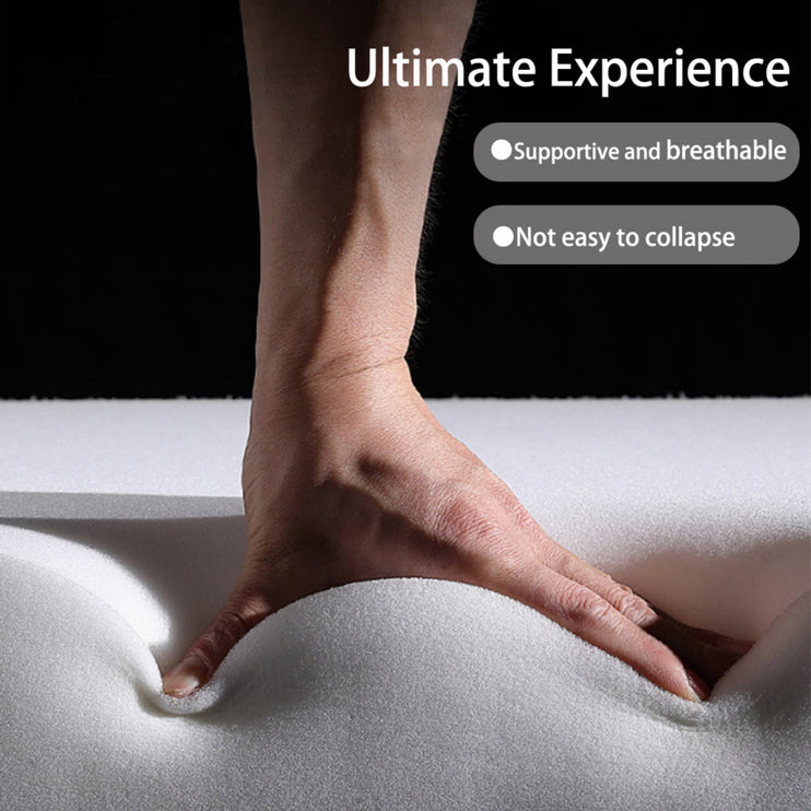 80" Convertible Couch Bed with 2 Pillows, 3-Seat Folding Floor Couch & King Size Bed Mattress, DIY Combination,Chenille,BEIGE/WHITE