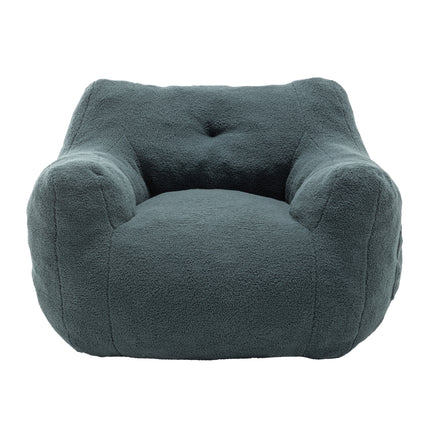 Bean Bag Chair, Bean Bag Sofa Chair with Armrests Stuffed High-Density Foam, Lazy Sofa Comfy Chairs BeanBag Chair for Adults in Living Room,Bedroom Reading