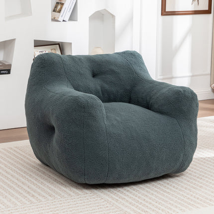 Bean Bag Chair, Bean Bag Sofa Chair with Armrests Stuffed High-Density Foam, Lazy Sofa Comfy Chairs BeanBag Chair for Adults in Living Room,Bedroom Reading