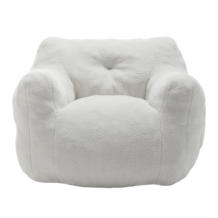 Bean Bag Chair, Bean Bag Sofa Chair with Armrests Stuffed High-Density Foam, Lazy Sofa Comfy Chairs BeanBag Chair for Adults in Living Room,Bedroom Reading