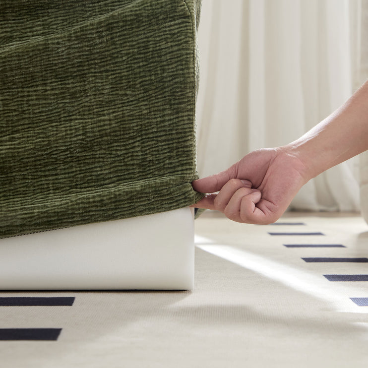 Single Chair Sofa Lounge Chair With Backrest Fully Compressed Sofa Suitable For Living Room, Bedroom, Polyester,GREEN