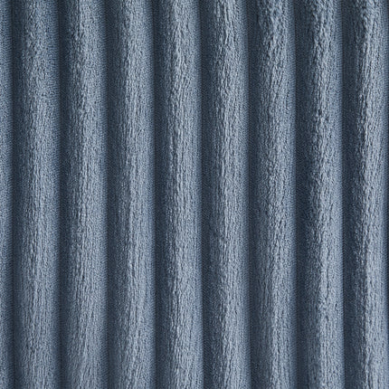 4-seater Corduroy Sofa Couch 133" Modern Sofa with USB Ports, Hidden Storage Arms, Flip-Top Cup Holders for Living Room, Blue