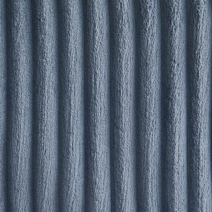 4-seater Corduroy Sofa Couch 133" Modern Sofa with USB Ports, Hidden Storage Arms, Flip-Top Cup Holders for Living Room, Blue