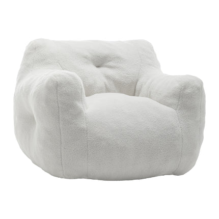 Bean Bag Chair, Bean Bag Sofa Chair with Armrests Stuffed High-Density Foam, Lazy Sofa Comfy Chairs BeanBag Chair for Adults in Living Room,Bedroom Reading