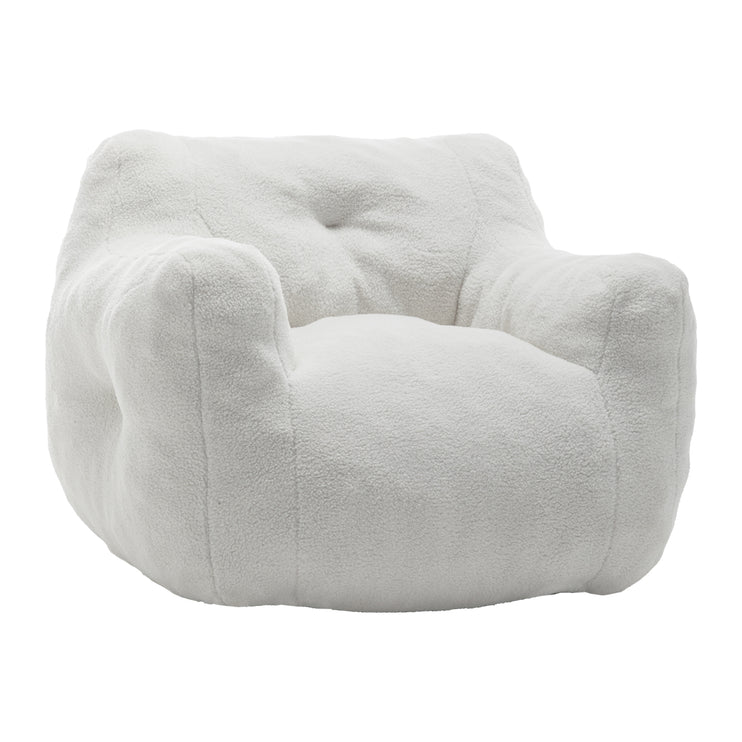 Bean Bag Chair, Bean Bag Sofa Chair with Armrests Stuffed High-Density Foam, Lazy Sofa Comfy Chairs BeanBag Chair for Adults in Living Room,Bedroom Reading