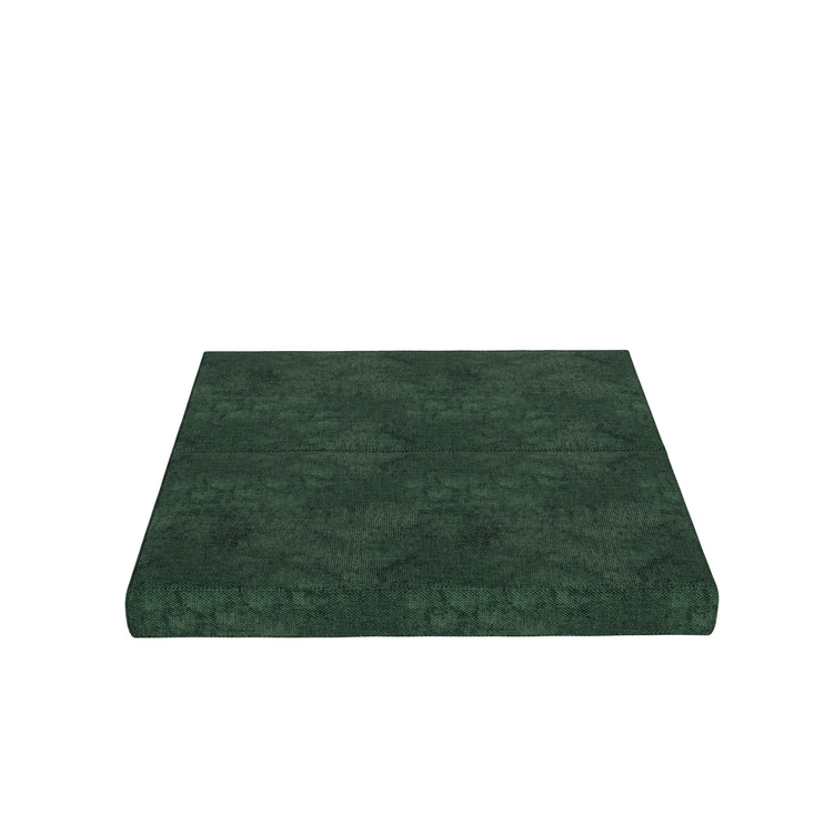 80" Convertible Couch Bed with 2 Pillows, 3-Seat Folding Floor Couch & King Size Bed Mattress, DIY Combination,Chenille,GREEN