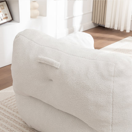 Bean Bag Chair, Bean Bag Sofa Chair with Armrests Stuffed High-Density Foam, Lazy Sofa Comfy Chairs BeanBag Chair for Adults in Living Room,Bedroom Reading