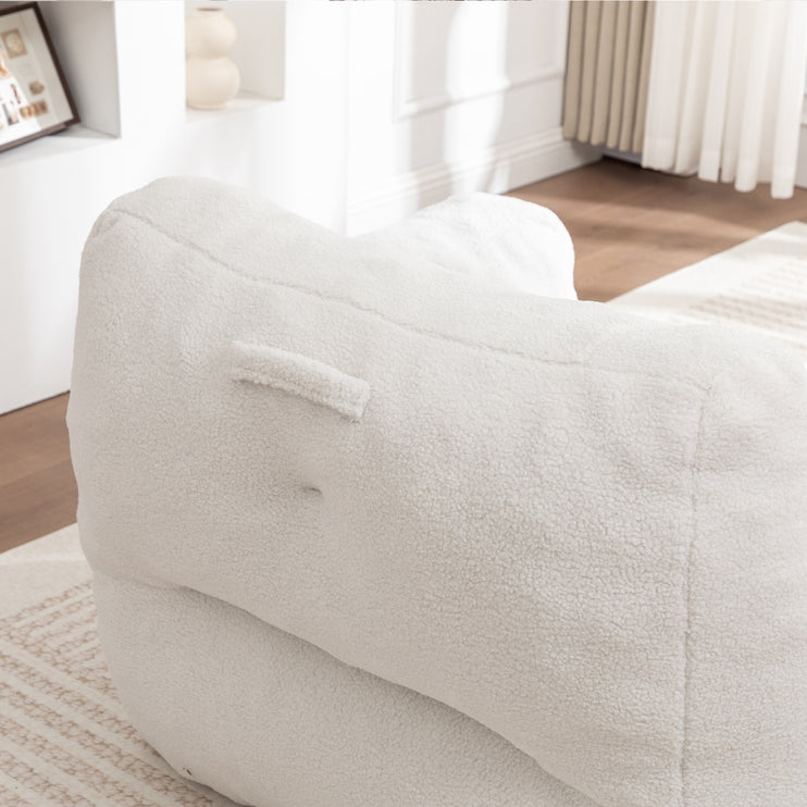 Bean Bag Chair, Bean Bag Sofa Chair with Armrests Stuffed High-Density Foam, Lazy Sofa Comfy Chairs BeanBag Chair for Adults in Living Room,Bedroom Reading