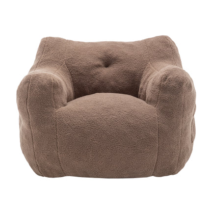 Bean Bag Chair, Bean Bag Sofa Chair with Armrests Stuffed High-Density Foam, Lazy Sofa Comfy Chairs BeanBag Chair for Adults in Living Room,Bedroom Reading
