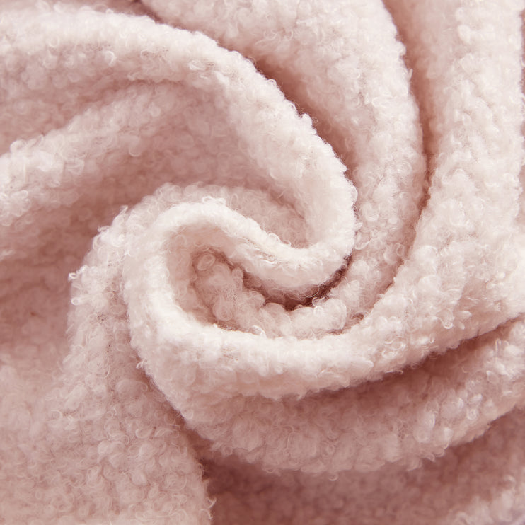 Human Dog Bed, Lazy Sofa Couch, 78.7" Multi-Functional Foldable Sofa Bed, 3-in-1 Teddy Fabric Foam-Filled Sleeper Sofa Bed for Living Room,Guest Bed,Playroom,Pink