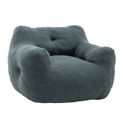 Bean Bag Chair, Bean Bag Sofa Chair with Armrests Stuffed High-Density Foam, Lazy Sofa Comfy Chairs BeanBag Chair for Adults in Living Room,Bedroom Reading