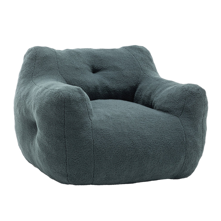 Bean Bag Chair, Bean Bag Sofa Chair with Armrests Stuffed High-Density Foam, Lazy Sofa Comfy Chairs BeanBag Chair for Adults in Living Room,Bedroom Reading