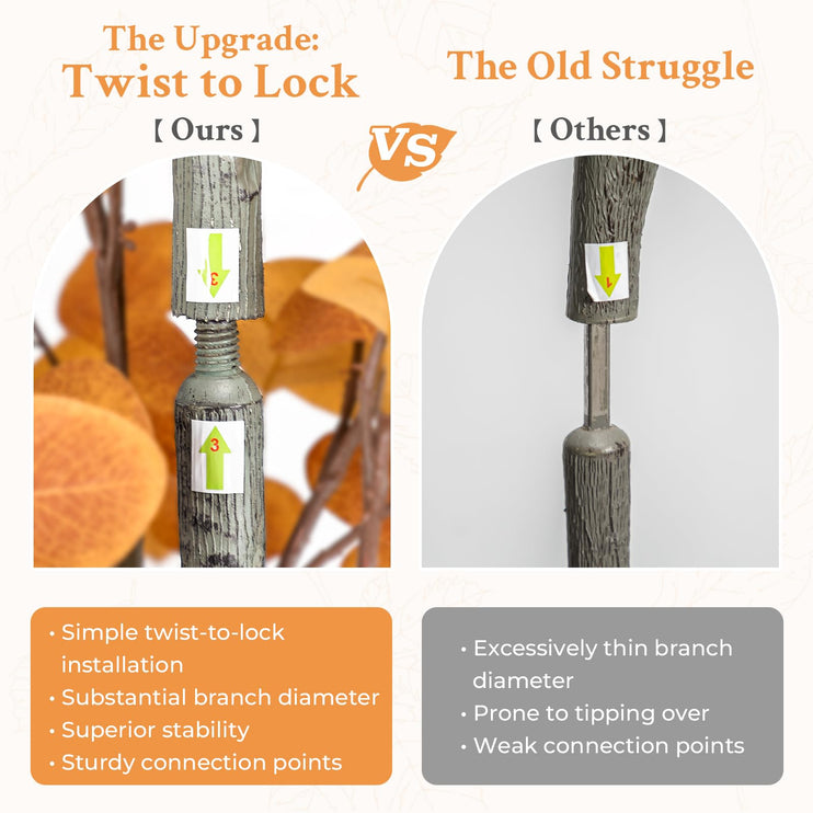 6FT Artificial Eucalyptus Tree with Wicker Basket & Black Pot, Indoor Green Faux Eucalyptus Trees, Fake Eucalyptus Plants with Lifelike Leaves & Natural Trunk for Home Office Bedroom, 1 Pack