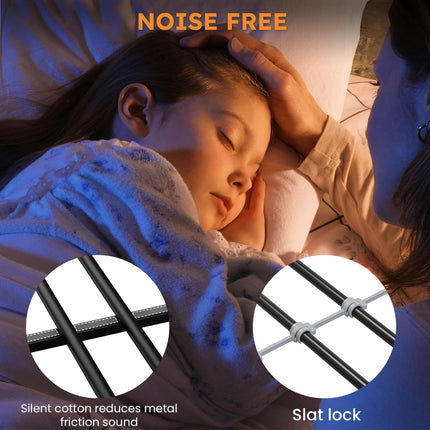 Twin Over Full Bunk Bed with Trundle, Metal Triple Bunk Bed with Full Length Guardrail 2 Side Ladders Thickened Bed Frame for Boys Girls Adults Loft, No Box Spring Needed, Black