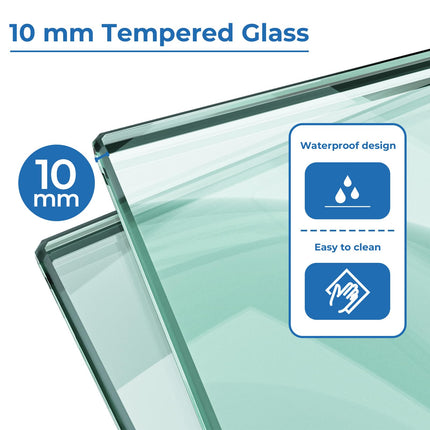 56-60'' W x 76 '' H Shower Doors, Frameless Single Sliding Doors, Walk in Shower Doors with 3/8" (10 mm) Tempered Glass, Stainless Steel Handles, Matte Black