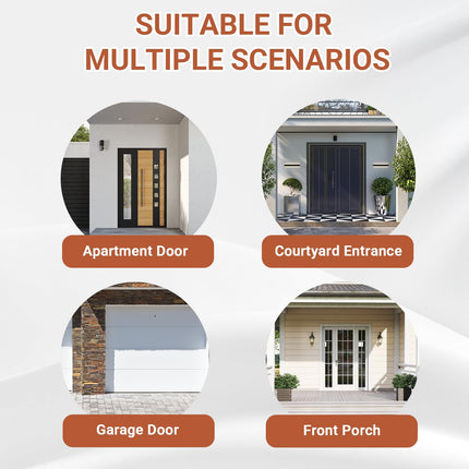 36.6'' Package Delivery Box for Outside, Anti-Theft Parcel Drop Box with Lock, Mail and Package Storage for Porch, Courtyard Entrance, Garage, or Apartment Door, Black and Brown