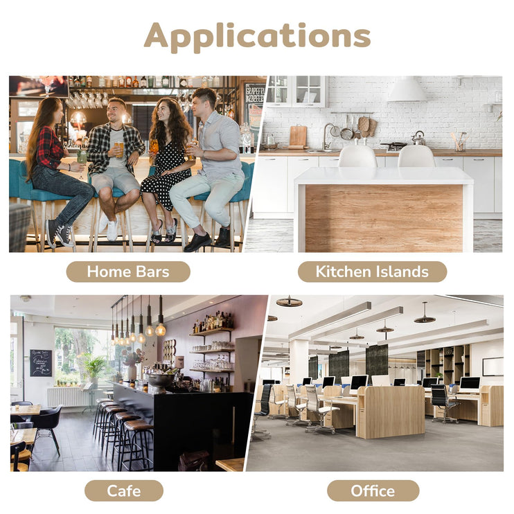 Bar Stools Set of 2, 25" Counter Height Stools, 360° Swivel Bar Stools, Stools for Kitchen Counter, Barstools Set of 2 with Wood Legs & Chenille Upholstery for Pub & Dining Room-White