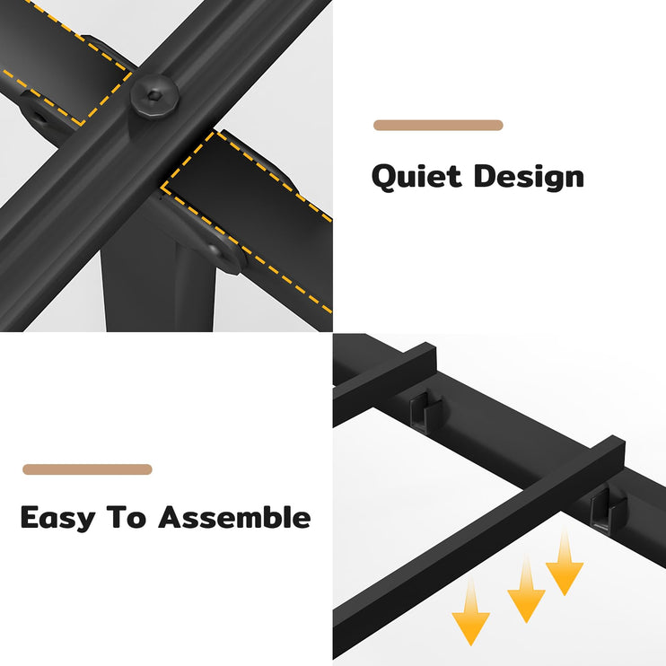 Full Size Velvet Bed Frame with Upholstered Headboard, Tufted Velvet Wingback Storage Headboard, Full Platform Bed Frames w/Charging Station & LED Light, Underbed Storage Space, Beige